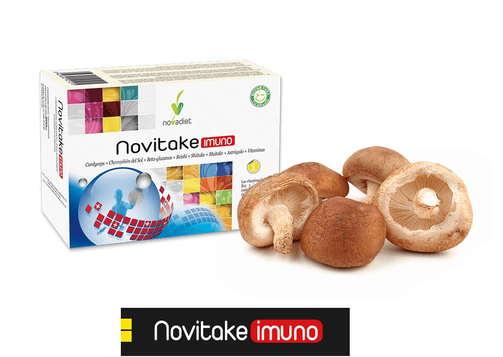 Suplemento para la salud novitake imuno con champiñones