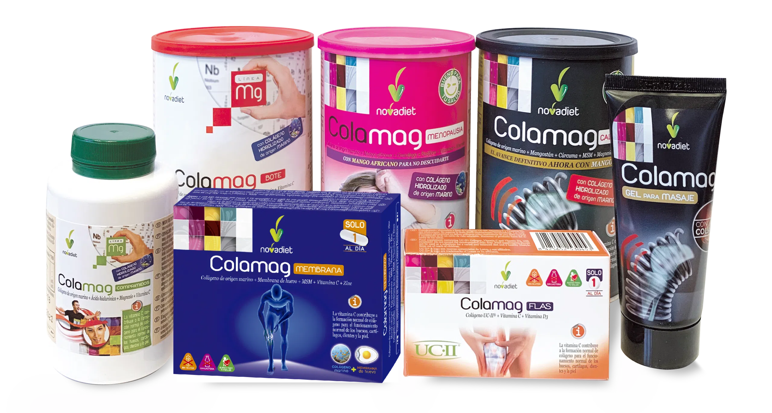 Gama de suplementos para las articulaciones Colamag